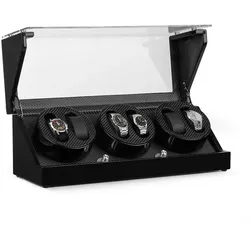 CA3PM Uhrenbeweger für 6 Uhren Karbon-Optik