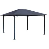 Quick-Star Metall Garten Pavillon Nizza 3x4m Antik Partyzelt Grau