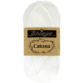 Scheepjes Häkelgarn Catona Weiß 250 m 10 St.