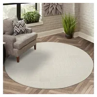 Carpet City Teppich Kurzflor Wohnzimmer - Beige - 160