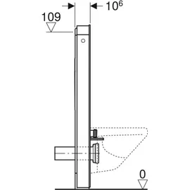 Geberit Monolith Plus Sanitärmodul für Wand-WC, 131231SJ7,