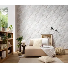 Erismann Vliestapete Marmoroptik 32 cm x 1000 cm 10 m Gold/Grau/Weiß 10318-10