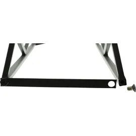 Frank Flechtwaren Kaminholzregal Herz Holz Metall 55 x 18 x 54 cm Schwarz