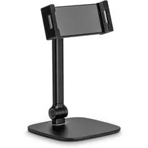 InLine Tablet Tischhalterung mit Standfuß, bis 12,9", schwarz,