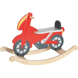goki Spielzeug-Motorrad Schaukelmotorrad, aus erstklassig verarbeitetem Holz bunt|rot