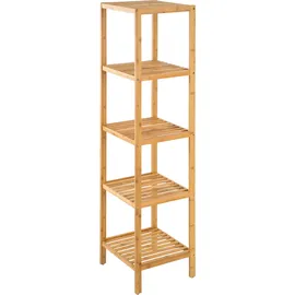 Tectake Bambus Standregal 5 Böden 33x33x141cm