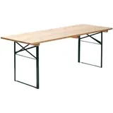 Veba Klapptisch 220 x 78 x 80 cm Natur