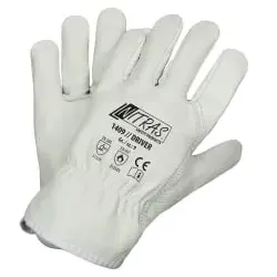 NITRAS "Driver" Rindvolllederhandschuhe 1409-11 , 1 Packung = 12 Paar, Größe 11