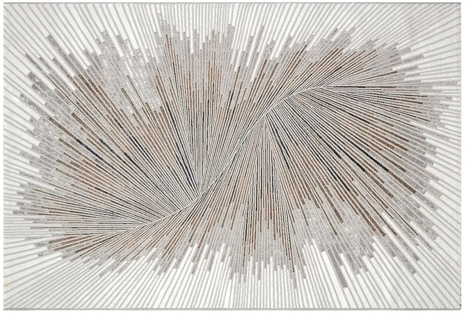 Webteppich   ¦ grau ¦ Synthetische Fasern ¦ Maße (cm): B: 120