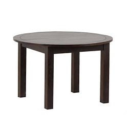 Esstisch Colombo 120cm rund - ausziehbar Massivholz Akazie