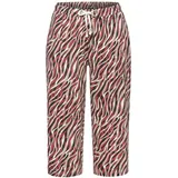 VIVANCE Caprihose 3/4-Outdoorhose Rot/Schwarz 40/42