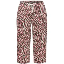 VIVANCE Caprihose 3/4-Outdoorhose Rot/Schwarz 40/42