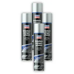 4x 300ml LIQUI MOLY 1512 Reiniger Scheibenreiniger-Schaum Scheibe Reinigung