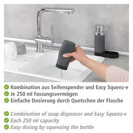 Wenko Seifenspender Easy Squeez-e 250ml Grau