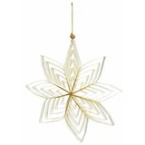 Spetebo Papier Stern - 30 cm / groß, - Advent Winter Fenster Deko Hänger