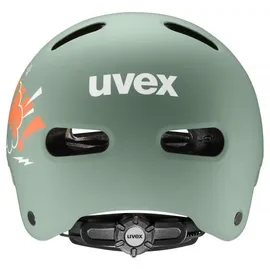 Uvex kid 4 style 51-55 cm bam moss green/papaya matt