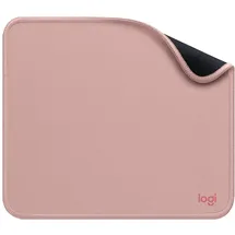 Logitech Mauspad - Studio-Serie, Computer-Mauspad mit rutschfester Gummibasis, leichtes Gleiten, wasserabweisend, langlebige Materialien, tragbar, frisches, modernes Design - Pink