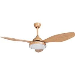 Deckenventilator mit Licht braun MUDDY