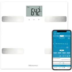 medisana BS A43 connect Körperanalysewaage mit Smartphone App Waage 1 St