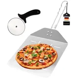 bremermann Pizzaschieber Pizzaheber Set 2tlg. aus Edelstahl
