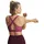 Under Armour Crossback Mid Bra Fuchsia Dusk S
