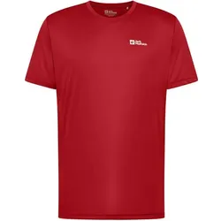 JACK WOLFSKIN Herren Shirt TECH T M, adrenaline red, L