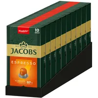 JACOBS Kapseln Espresso 7 Classico 100 Nespresso®* kompatible Kaffeekapseln
