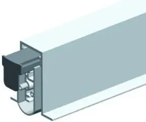 ELLEN Türbodendichtung EM Soundproof Omega DIY Progr.,silber, L1083