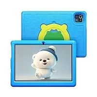 Yicty Kinder-Tablet Android 12 10-Zoll-Quad-Core-Kinder-Tablet 2 RAM 32 GB ROM HD 1280 * 800 IPS-Bildschirm Kinder-Tablets mit Dual-Kamera WiFi Bluetooth (blau)