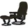 Stressless Relaxsessel Leder 85 x 100 x 77 cm Braun mit Hocker