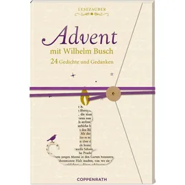 Coppenrath Verlag Brief-Adventskalenderbuch - Advent mit Wilhelm Busch