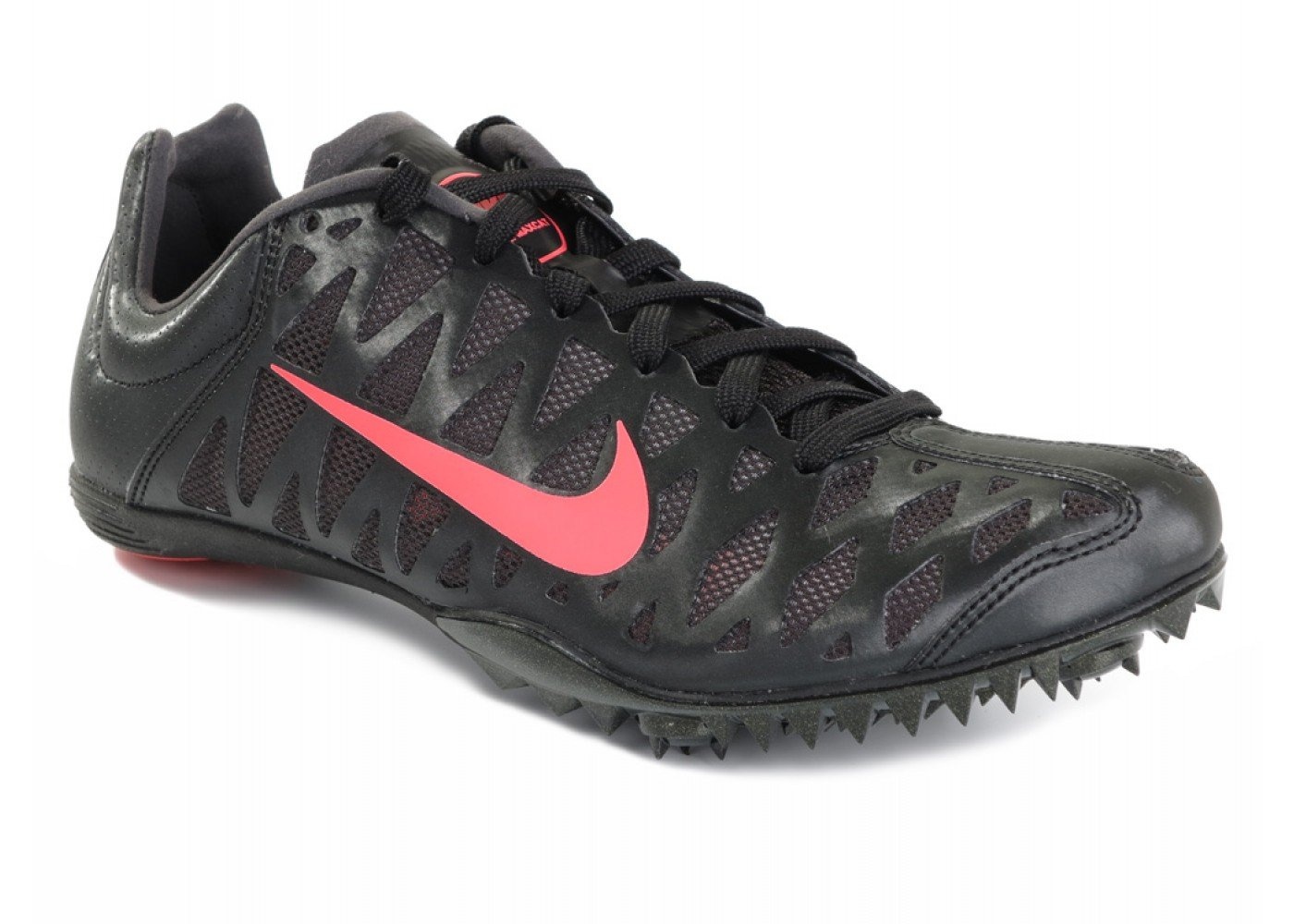 Nike Zoom Maxcat 4 549150-060 Unisex-Erwachsene Laufschuhe Schwarz (Black/Dark Charcoal/Atomic Red 060) 47 - 47 EU