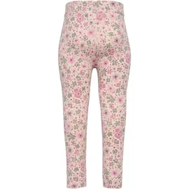 hummel hmlMINI Flower Print Leggings Pink/Orange 62