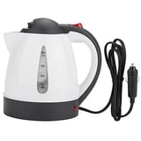 Reise Wasserkocher, 1000ML Tragbarer Auto Wasserkocher Road Trip Reise Zigarettenanzünder DC12V 24V Beheiztes Wasser Tee Kaffee Wasserkocher Automatische Abschaltung