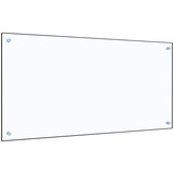 vidaXL Küchenrückwand Transparent 100×50 cm Hartglas