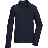 KILLTEC Kinder Shirt KSW 188 GRLS FLC SHRT, dunkelnavy, 140