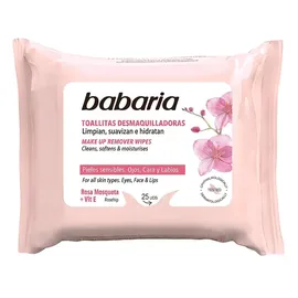 babaria Rosenöl Gesichtsreinigungstücher 25 Stk.