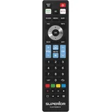 SUPERIOR ELECTRONICS Ready5 Smart - Universal-Fernbedienung, kompatibel mit LG, Samsung, Sony, Philips und Panasonic TVs - sofort einsatzbereit ohne Programmierung - Netflix und Prime Video Tasten