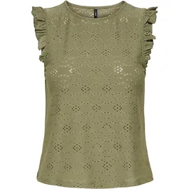 Only Onlsmilla Frill Top Grün L