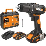 Worx Bohrschrauber WX108 inkl. 2 Ah Akkus