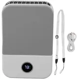 Wiederaufladbarer Nackenventilator Mit Usb-anschluss, 3 Geschwindigkeitsstufen Und Leisem Betrieb, Inklusive Gürtelclip – Tragbare Sommerbrise