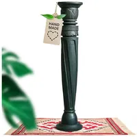 Livasia gedrehte Deko Holzsäule 100cm – Antik-Look Podest, Blumensäule,
