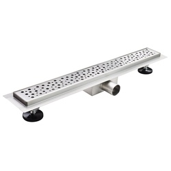 Aloni Duschrinne AL-DR4090, einzel, 1-St., Aloni Duschrinne Tropfen 90cm silberfarben