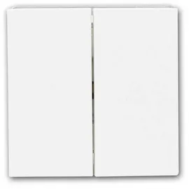 McPower Serien-Schalter Shallow 2-fach, 250V~/10A, UP, Klemmanschluss, weiß