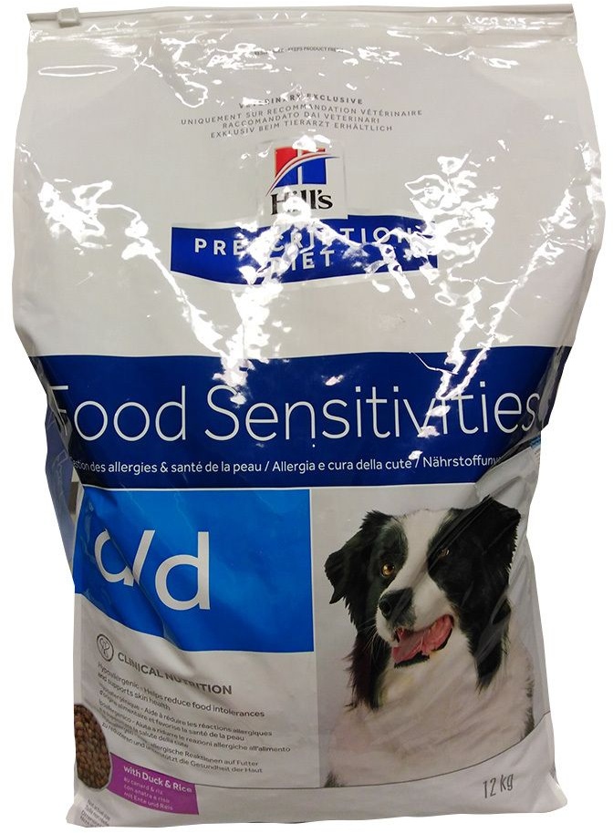 Hill's PRESCRIPTION DIETTM Food Sensitivities d/d Chien - Canard & Riz 12 kg pellet(s)