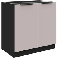 Küchen-Preisbombe Küchen Unterschrank 80 cm Küche ARONA Kaschmir beige