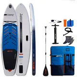 SUP-Board STX WS Hybrid Cruiser Family 11\'2 SUP Board aufblasbar Windsurf Set
