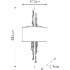 Elstead Lighting Spyre - Champagner-Gold - HK-SPYRE2-CPG