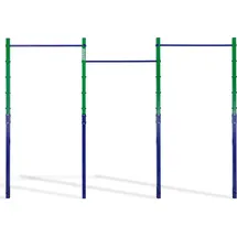 CCLIFE Turnreck Höhenverstellbar bis 150 kg Grün/Blau
