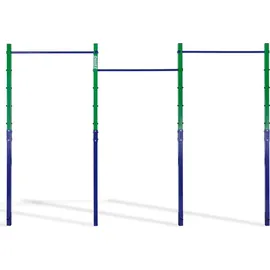 CCLIFE Turnreck Höhenverstellbar bis 150 kg Grün/Blau